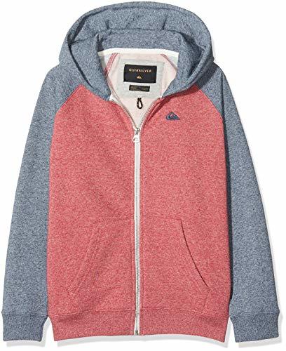 Fitness Quiksilver Everyday Zip Sudadera, Niños, Rojo