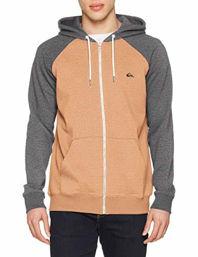 Fitness Quiksilver Everyday Zip Sudadera con Capucha, Hombre, Amarillo