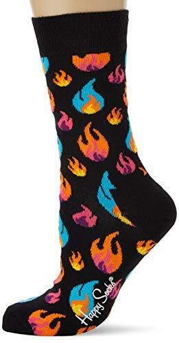 Happy Socks Flames Sock Calcetines, Multicolor