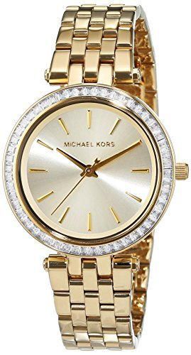 Michael Kors para Mujer-Reloj analógico de Cuarzo Chapado en Acero Inoxidable MK3365