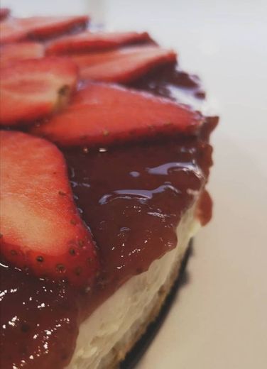 Cheesecake de morango 