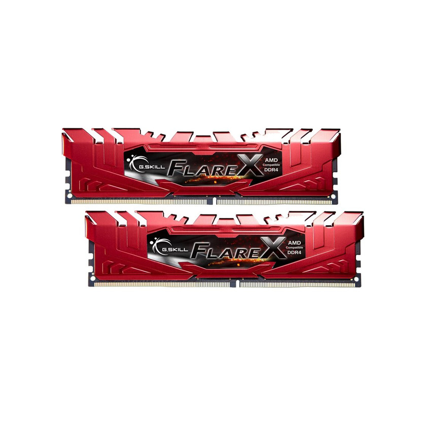 Social G.Skill FlareX DDR4 2400 PC4-19200 32GB 2x16GB CL15 Roja