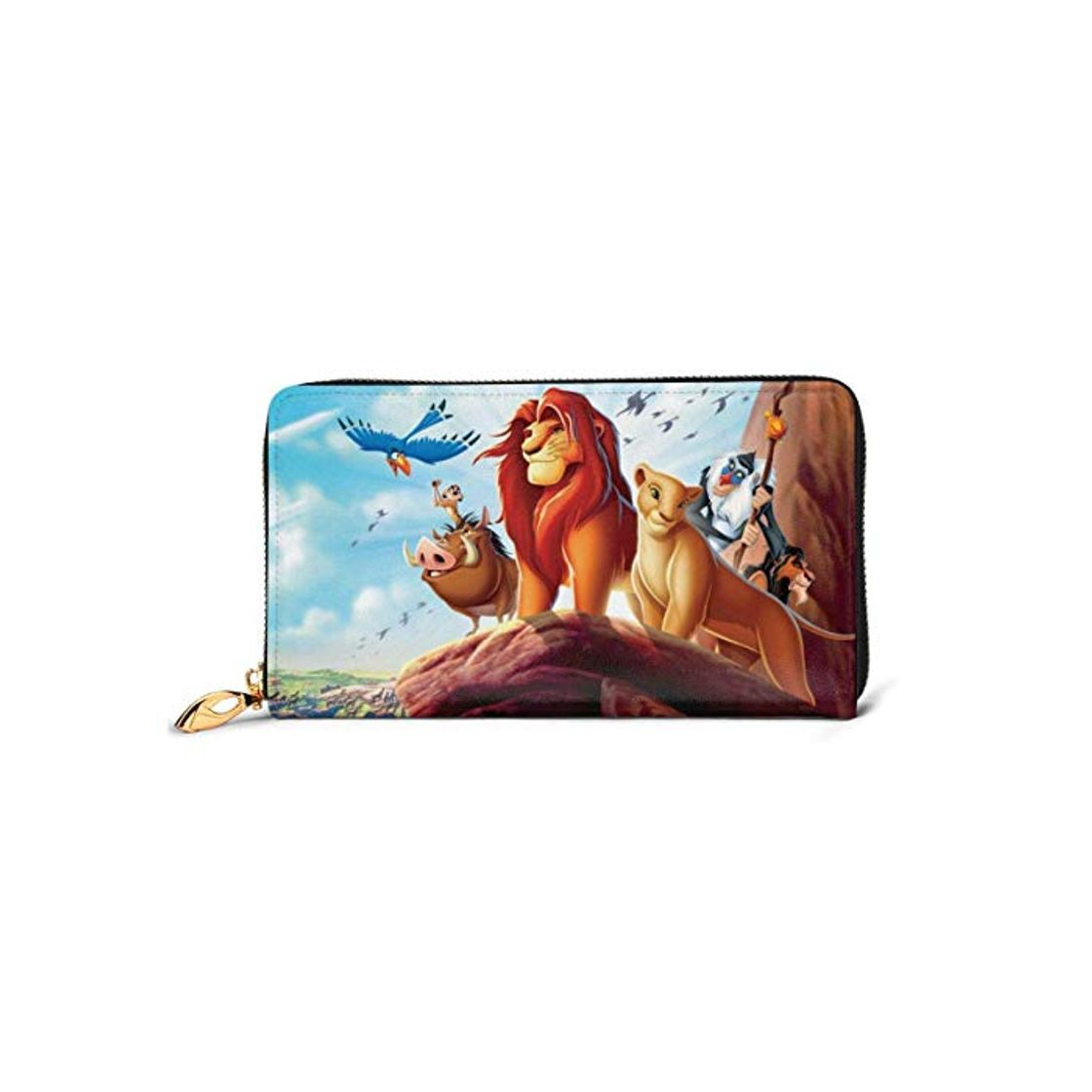 Product BGHYT Billetera Lion King Wallet RFID Blocking Genuine Leather Zip