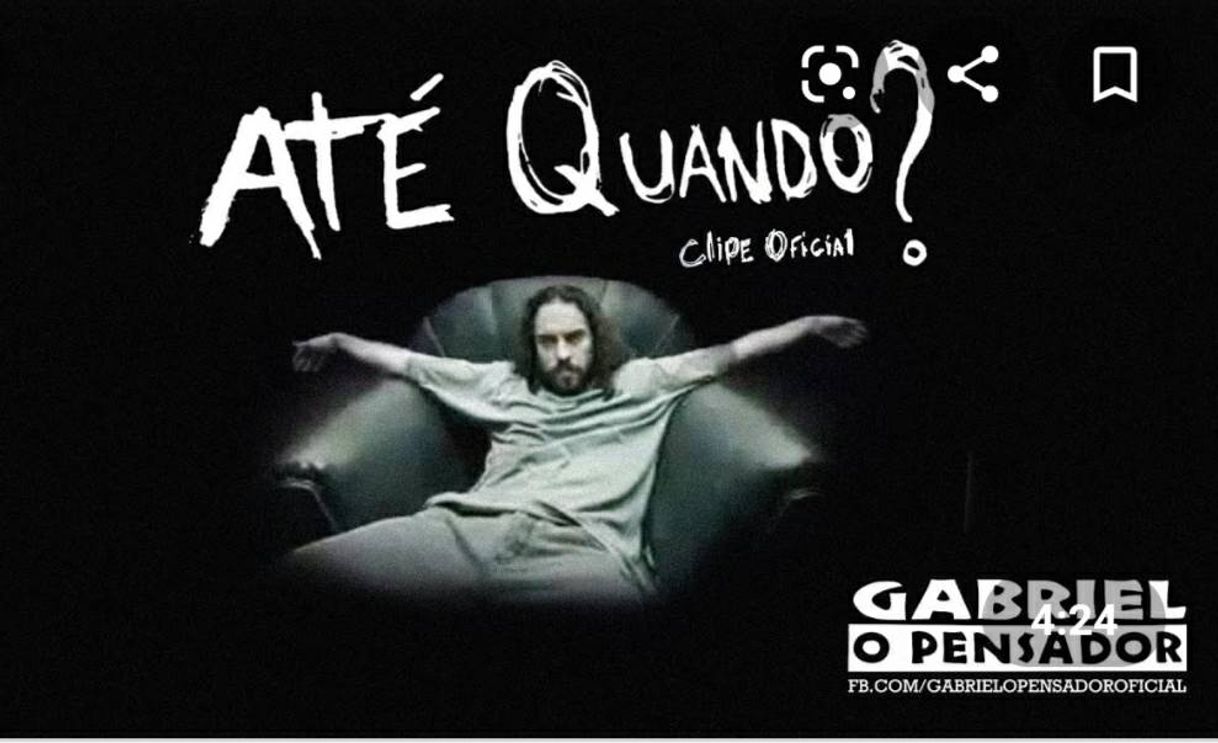 Canción Gabriel o Pensador - Até Quando? (Clipe Oficial) 