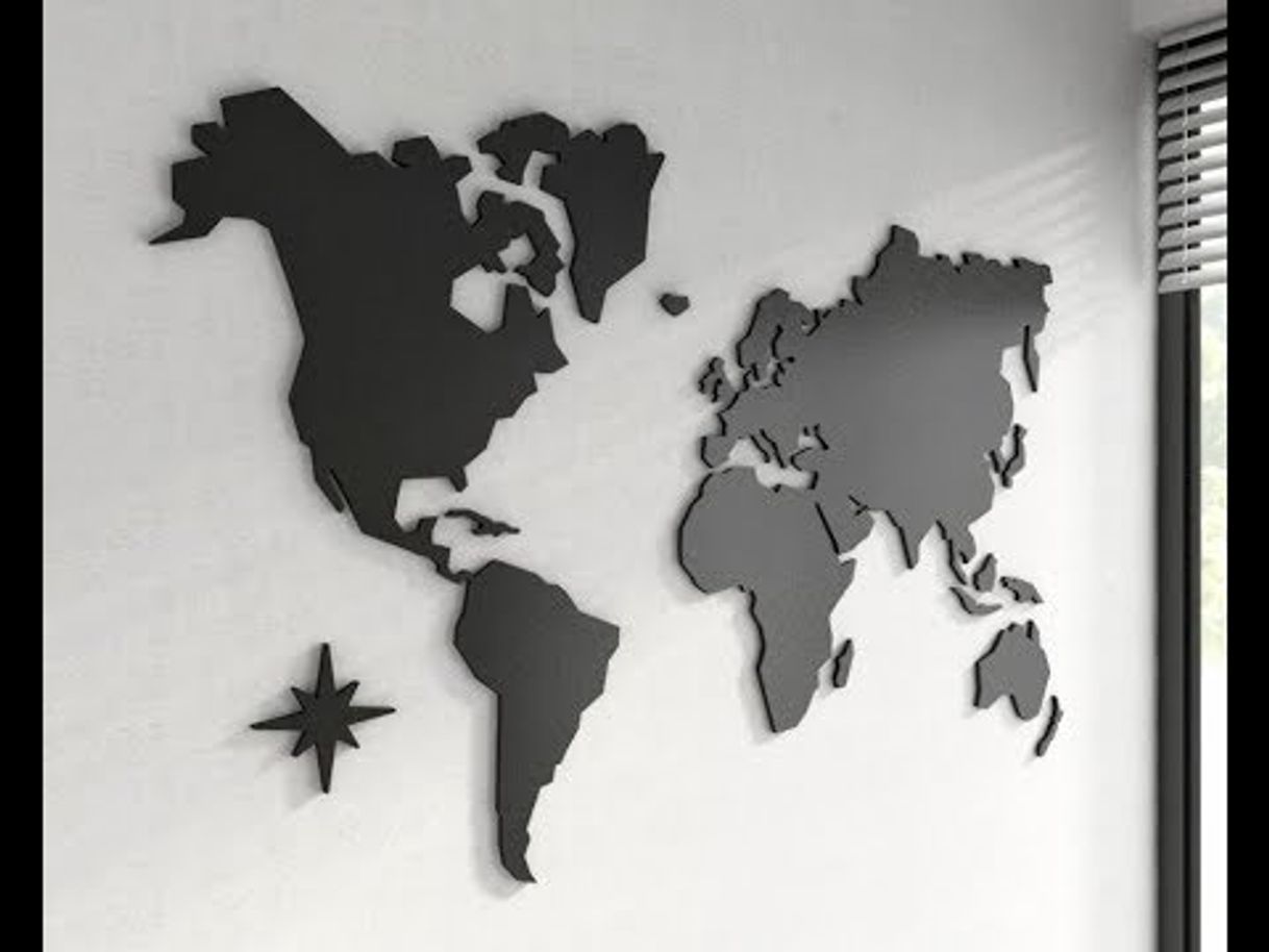 Producto Mapa Mundi MDF