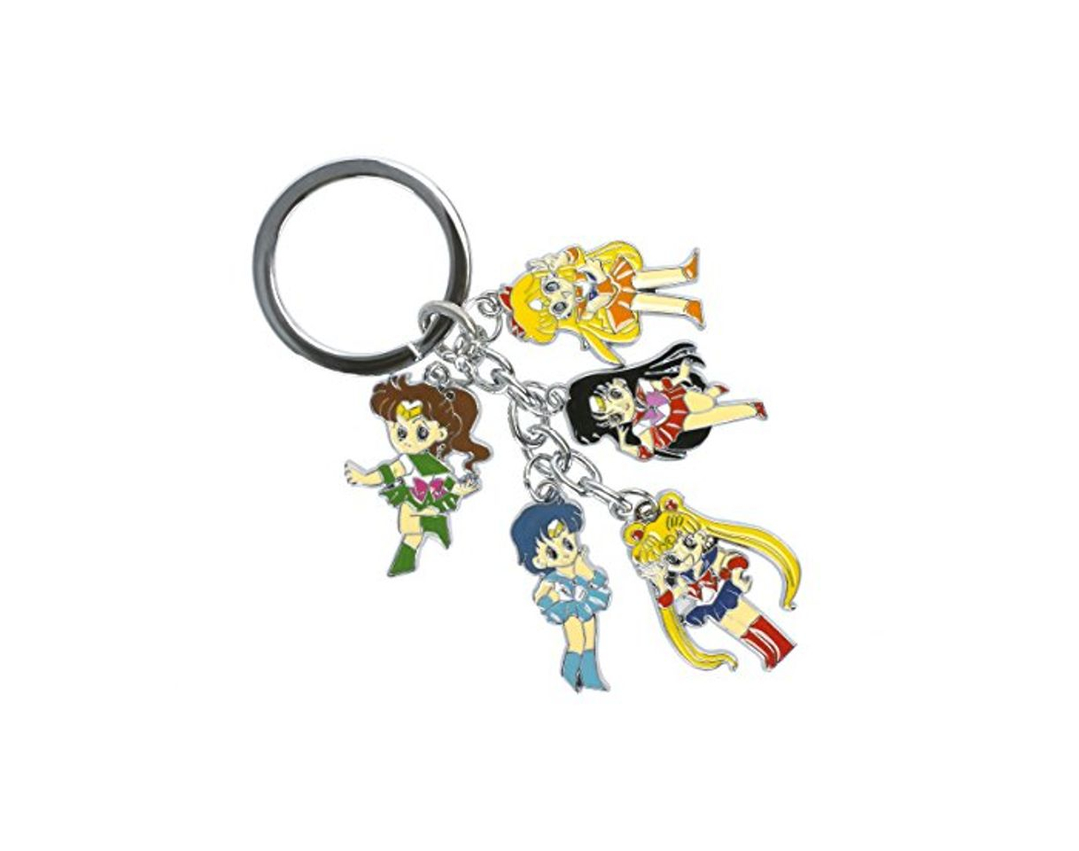 Producto CoolChange Llavero de Sailor Moon con 5 Figuras Chibi