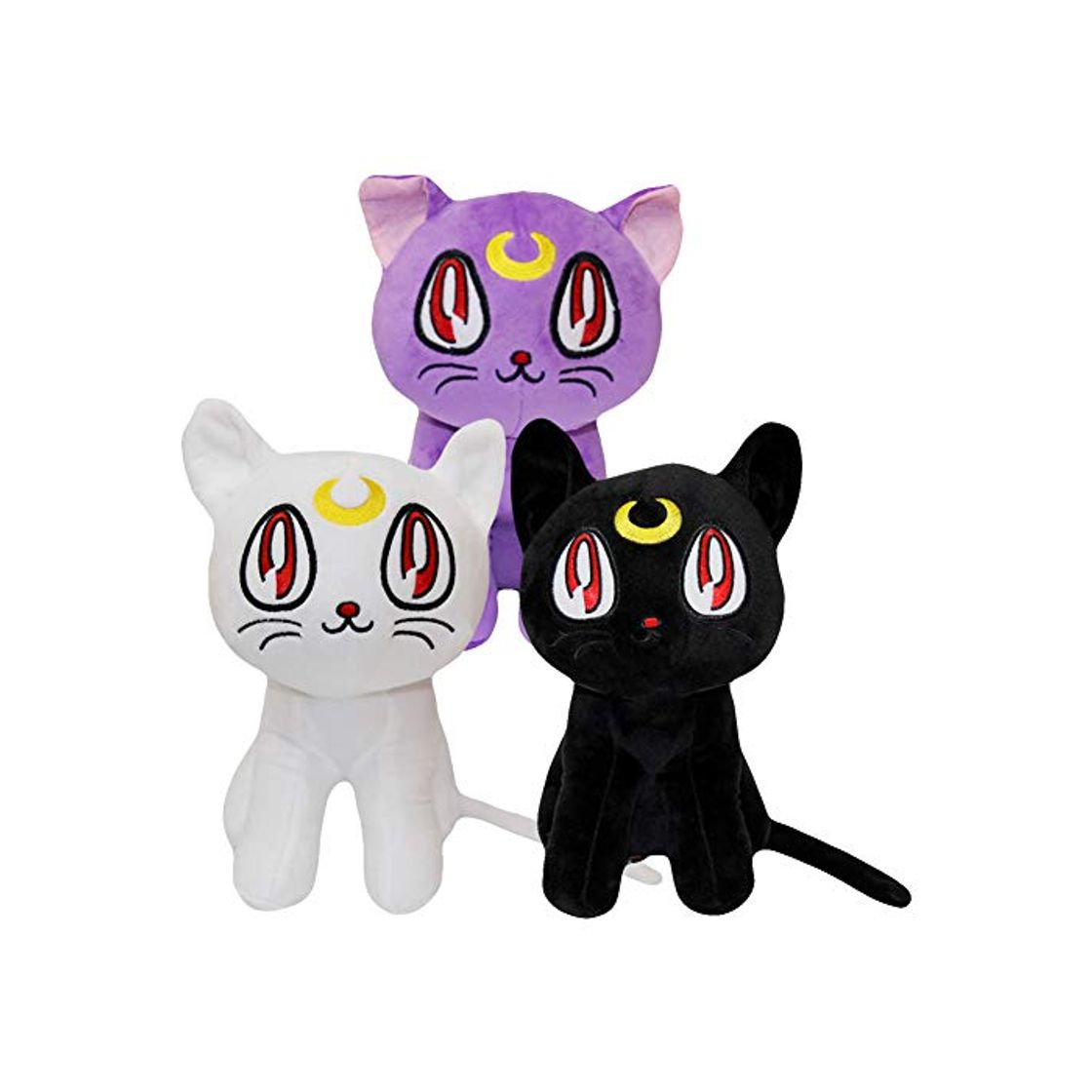 Products Yzhome 3 Piezas 20 Cm De Dibujos Animados Sailor Moon Luna Cat 3 Colores Artemis Plush Toy Muñecas De Peluche Suaves Almohada De Felpa Regalos De Cumpleaños