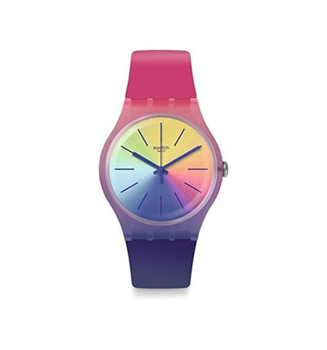 Productos Swatch Reloj Analógico para Unisex Adultos de Cuarzo con Correa en Silicona SUOK143