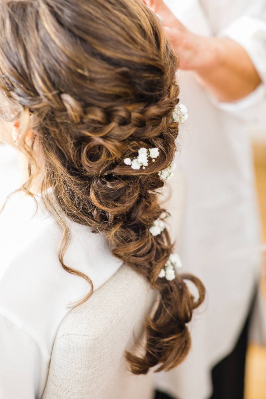 Fashion Bride's hair