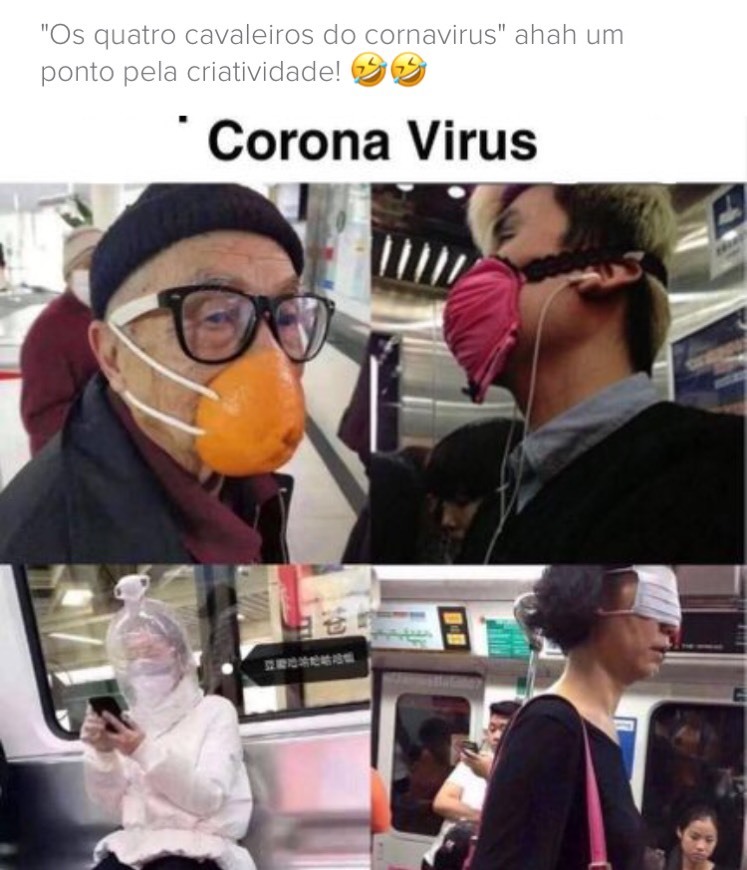 Os 4 Cavaleiros do Corona Vírus