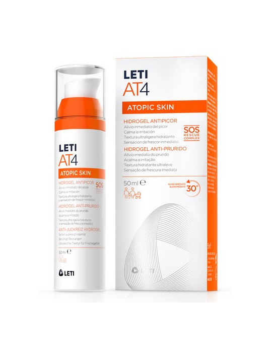 Producto Leti AT4 Atopic Skin Hidrogel anti-prurido