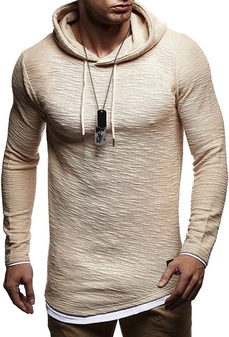 Moda "Sudadera con capucha para hombre LN-8120"