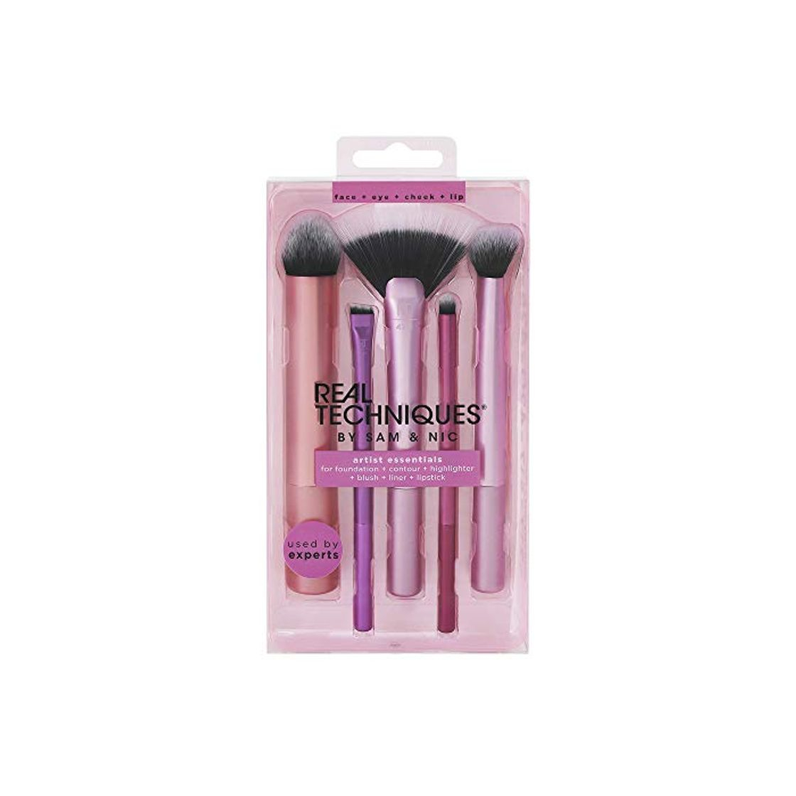 Social Real Techniques Brocha Para Maquillaje Facial 2 Unidades 454 g