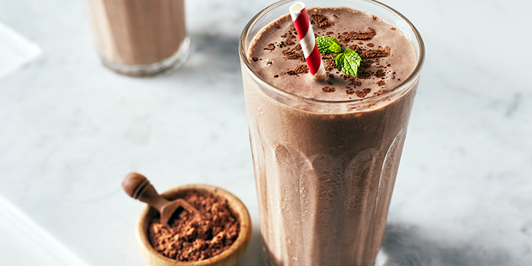Social Smoothie de chocolate & abacate