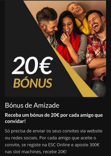 Casino Estoril Bônus Amizade