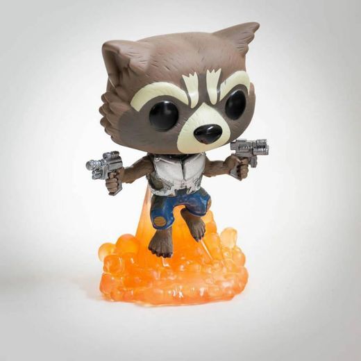Rocket raccoon pop figure