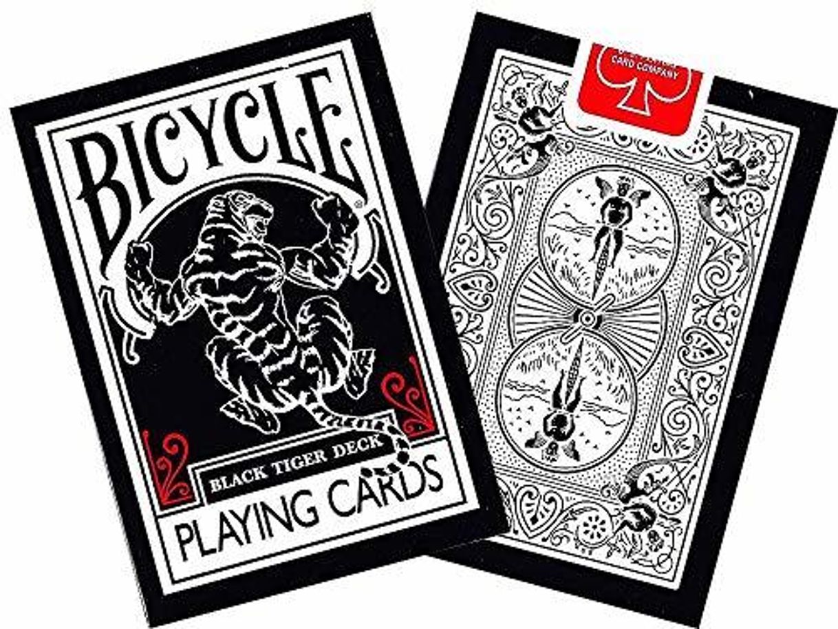 Places ToyCentre Cartas Bicycle Black Tiger Rojo y Blanco