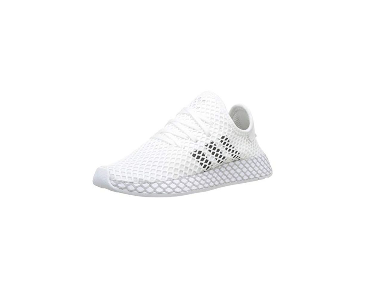 Moda Adidas Deerupt Runner J, Zapatillas de Deporte Unisex Adulto, Blanco