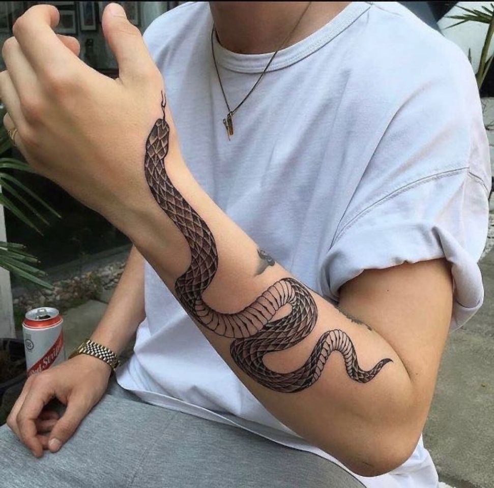 Fashion Tatuagem de cobra 🐍