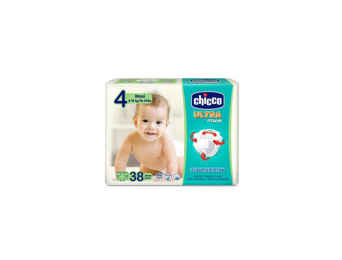 Product Chicco Chicco Ultra Fit&Fun - Pack 28 pañales ultra absorbentes, Talla 6,