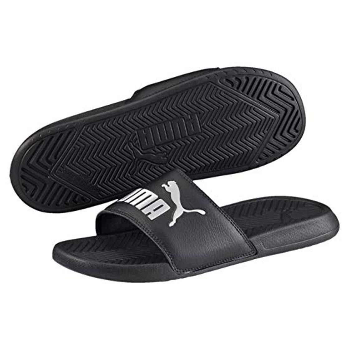 Productos PUMA Popcat, Sandalias deslizantes Unisex Adulto, Negro