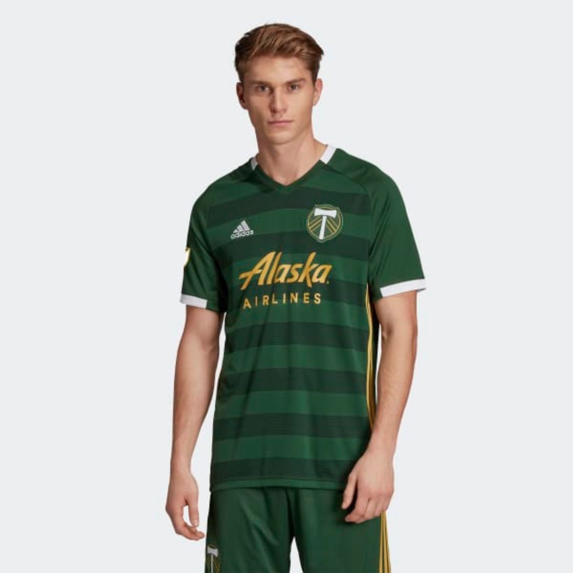Social adidas Camisola Principal dos Portland Timbers - Verde