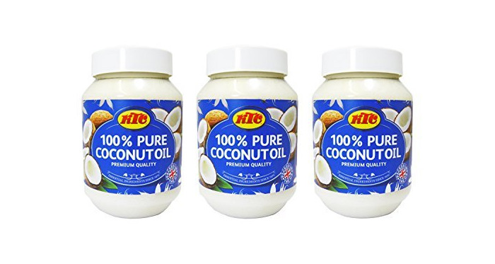 Products KTC 100% Pure Coconut Multipurpose Oil 500ml Jar x 3 Qty