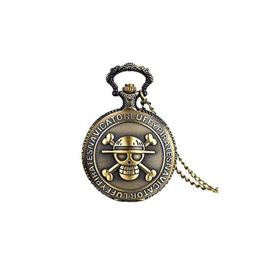 JewelryWe Reloj de Bolsillo Bronce Retro