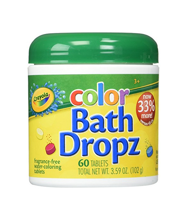 Product Toys & Child Play Visions Crayola Bath Dropz 3.59 oz,60 Tablets Model