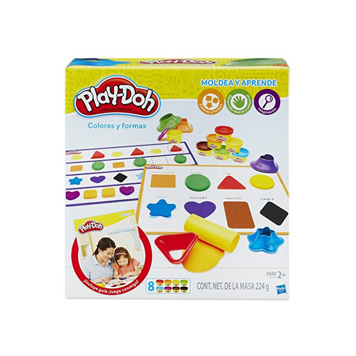Social Play-Doh Aprende Colores y Formas, multicolor, 20 x 22 cm