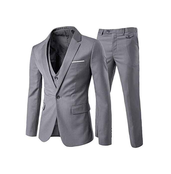 Fashion Cloudstyle Traje Suit Hombre 3 Piezas Chaqueta Chaleco pantalon Traje al Estilo