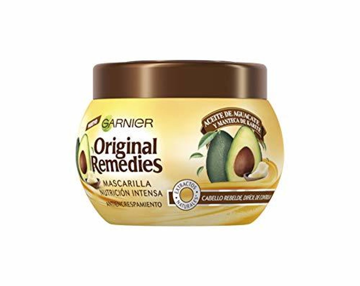 Social Garnier Original Remedies Aceite de aguacate y manteca de karité Mascarilla capilar