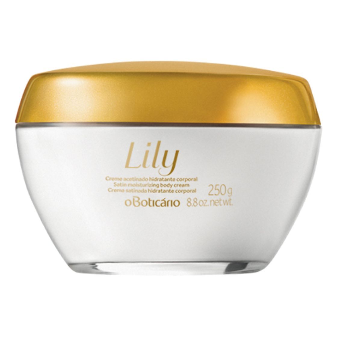 Moda Lily Creme Hidratante Acetinado 250g - O Boticário