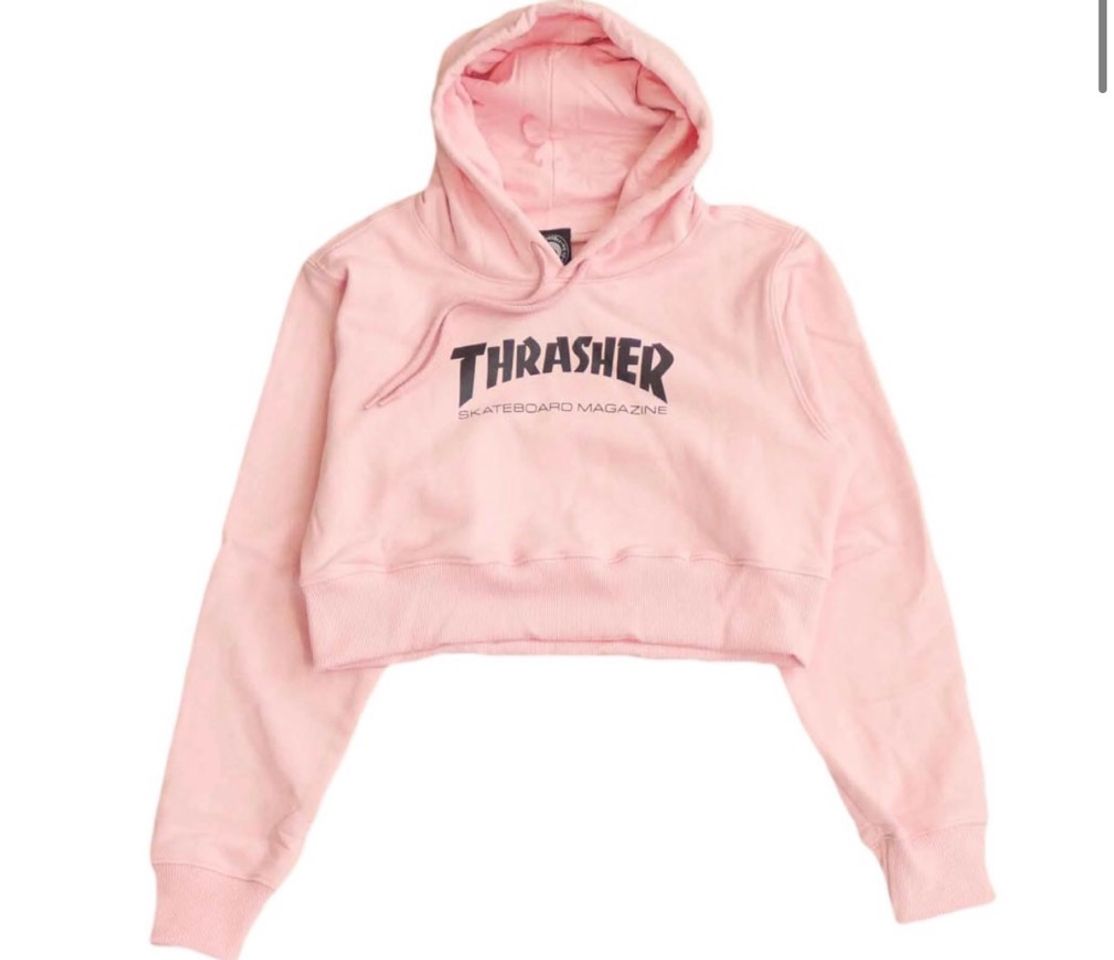 Social Moletom cropped Thrasher Overcome