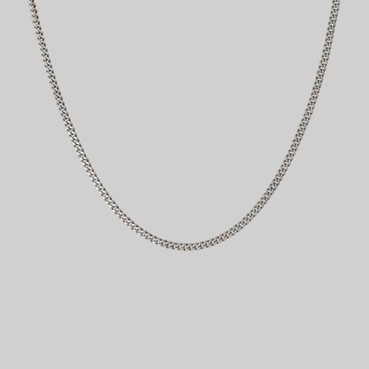 Unisex Curb Chain - Silver – REGALROSE