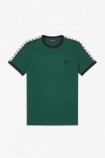T-shirt ringer com fita Fred perry 