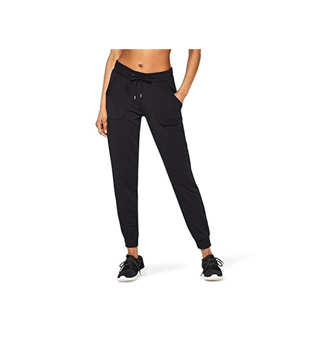 Fashion Marca Amazon - AURIQUE Jogger - Pantalones Mujer, Negro