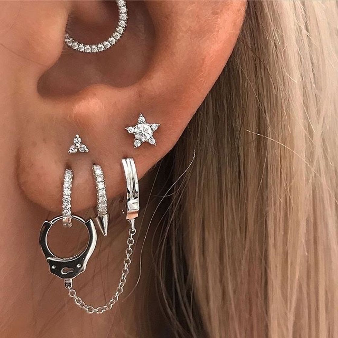 Fashion Composição de piercing ✨