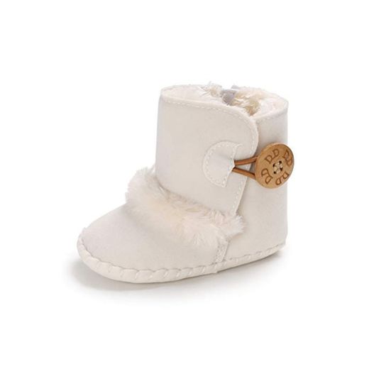 Botas de Bebés Unisexo Zapatos Primeros Pasos Invierno Soft Sole Botas Suaves