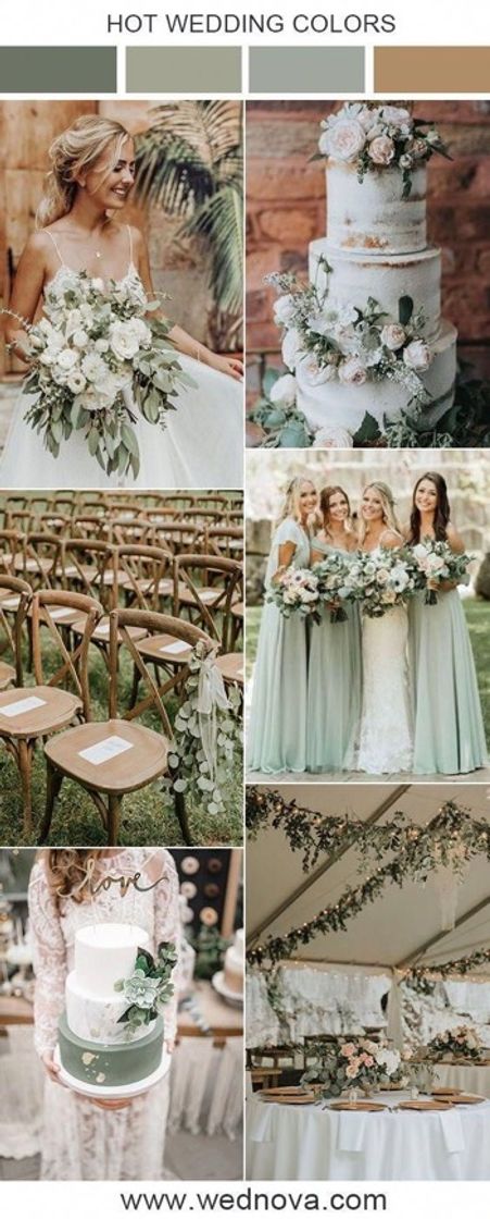 Fashion Casamento em verde 