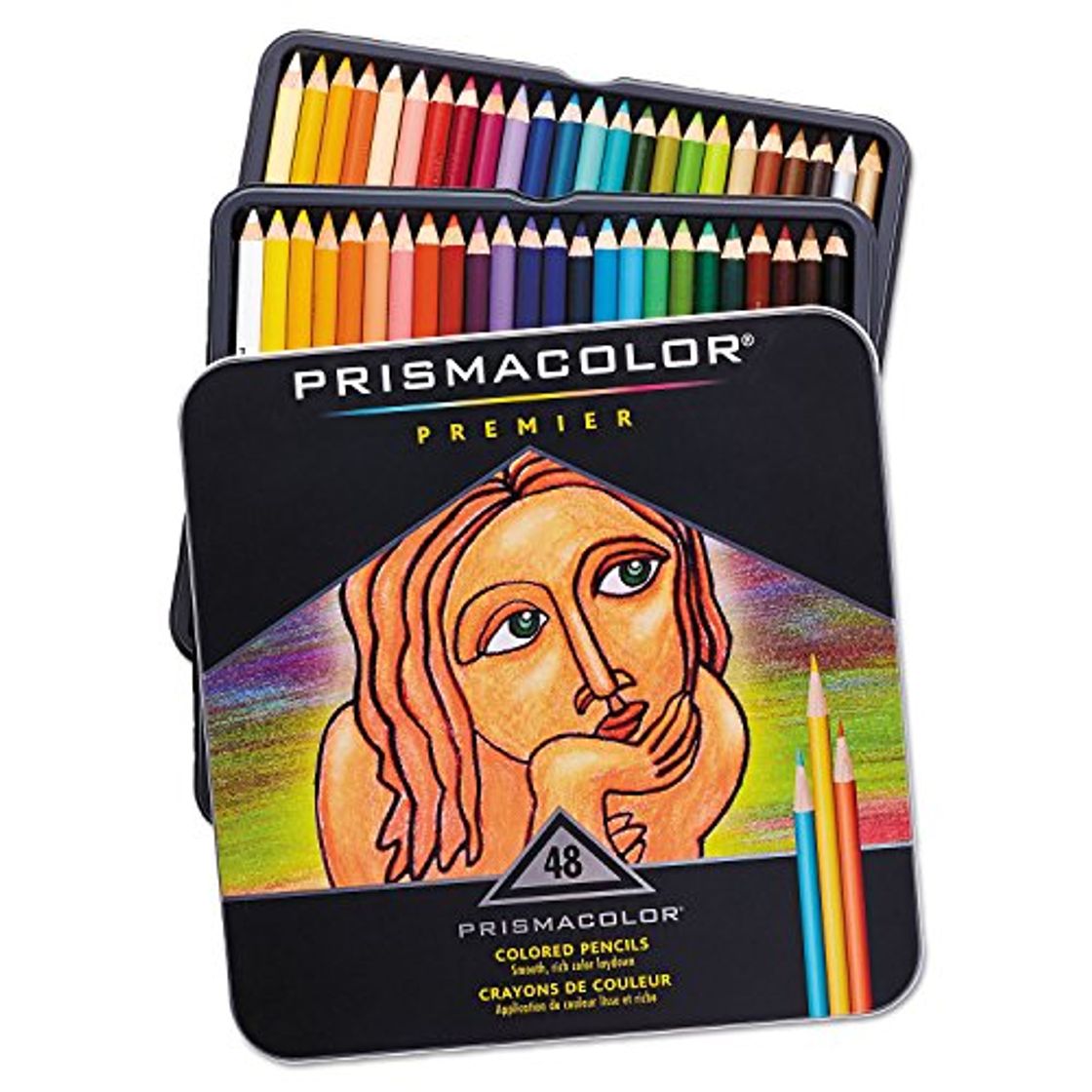 Producto Sanford Prismacolor Premier Color matita impostato 48/Tin-W/Due Bonus Artstix