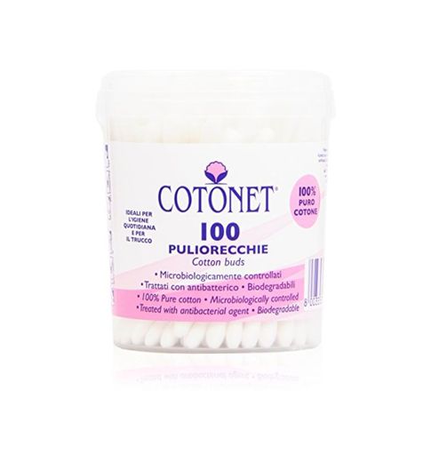 Cotonet – Bastoncillos de 100% puro algodón – 100 unidades