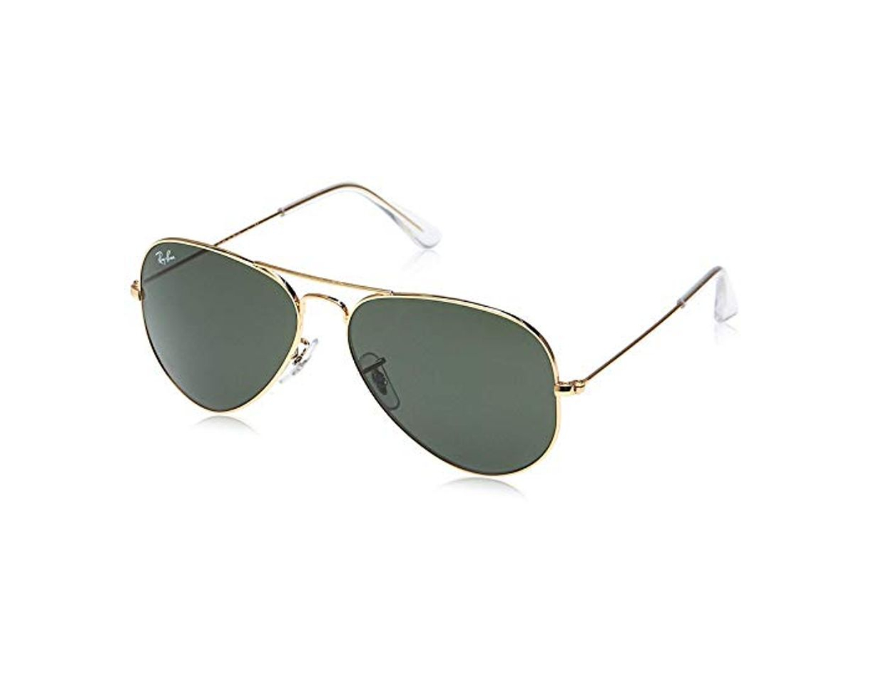 Social Rayban - Gafas de sol Aviador Aviator Large Metal, Gold