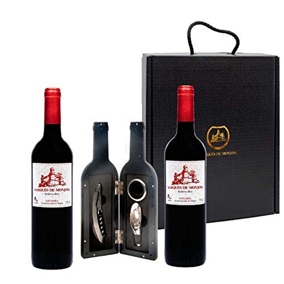 Producto Caja Regalo Vino - Pack de 2 Botellas de Resevas