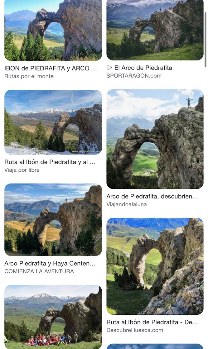 Places Arco de Piedrafita