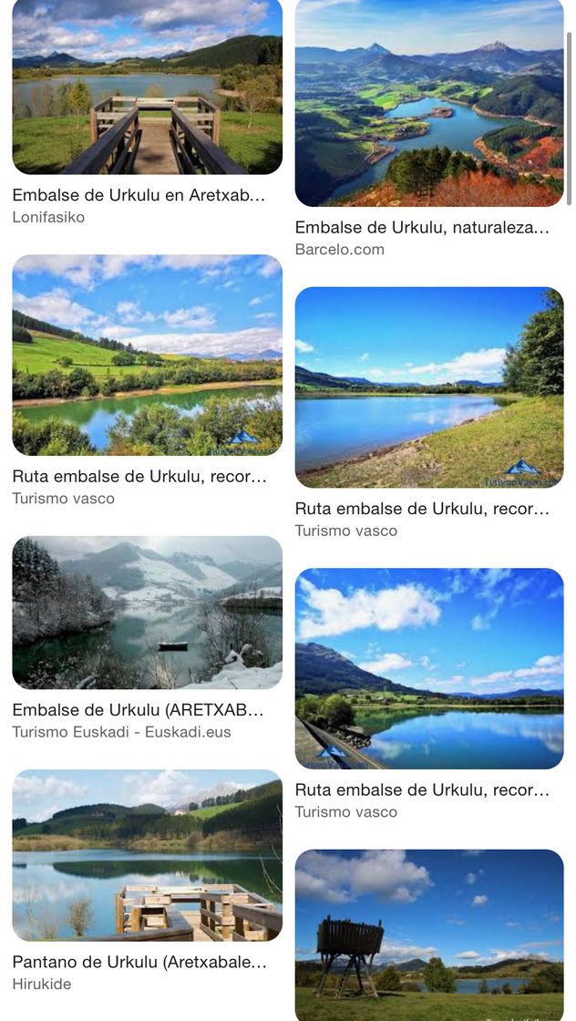 Lugar Urkulu Urtegia