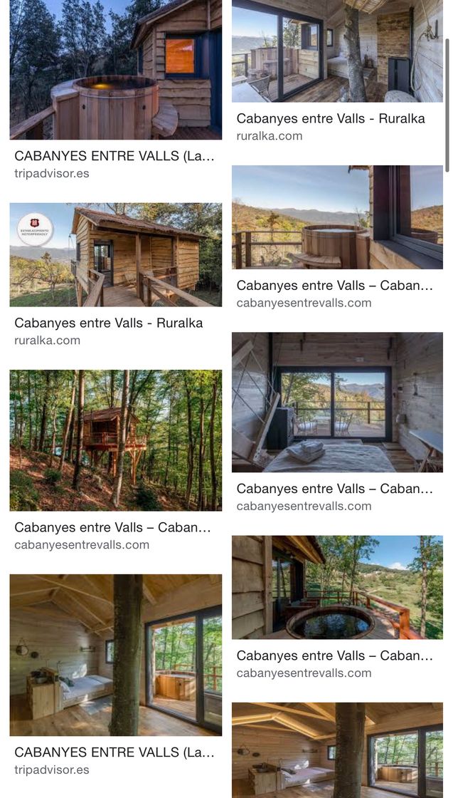 Places Cabanyes entre Valls