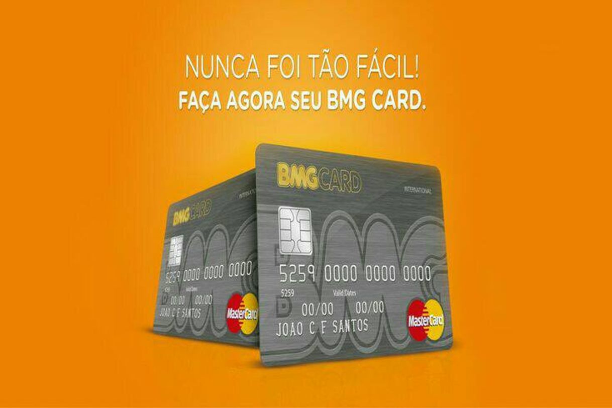 Moda Cartão de crédito BMG 💛💛💛💛