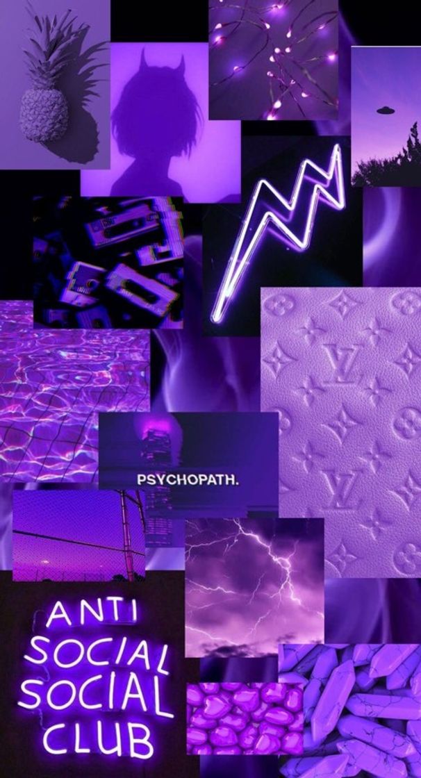 Social Foto de parede no cell, ROXO (foto foi pega no Pinterest)