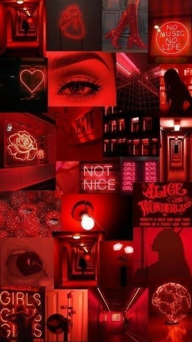 Social Papel de parede, aesthetic vermelho